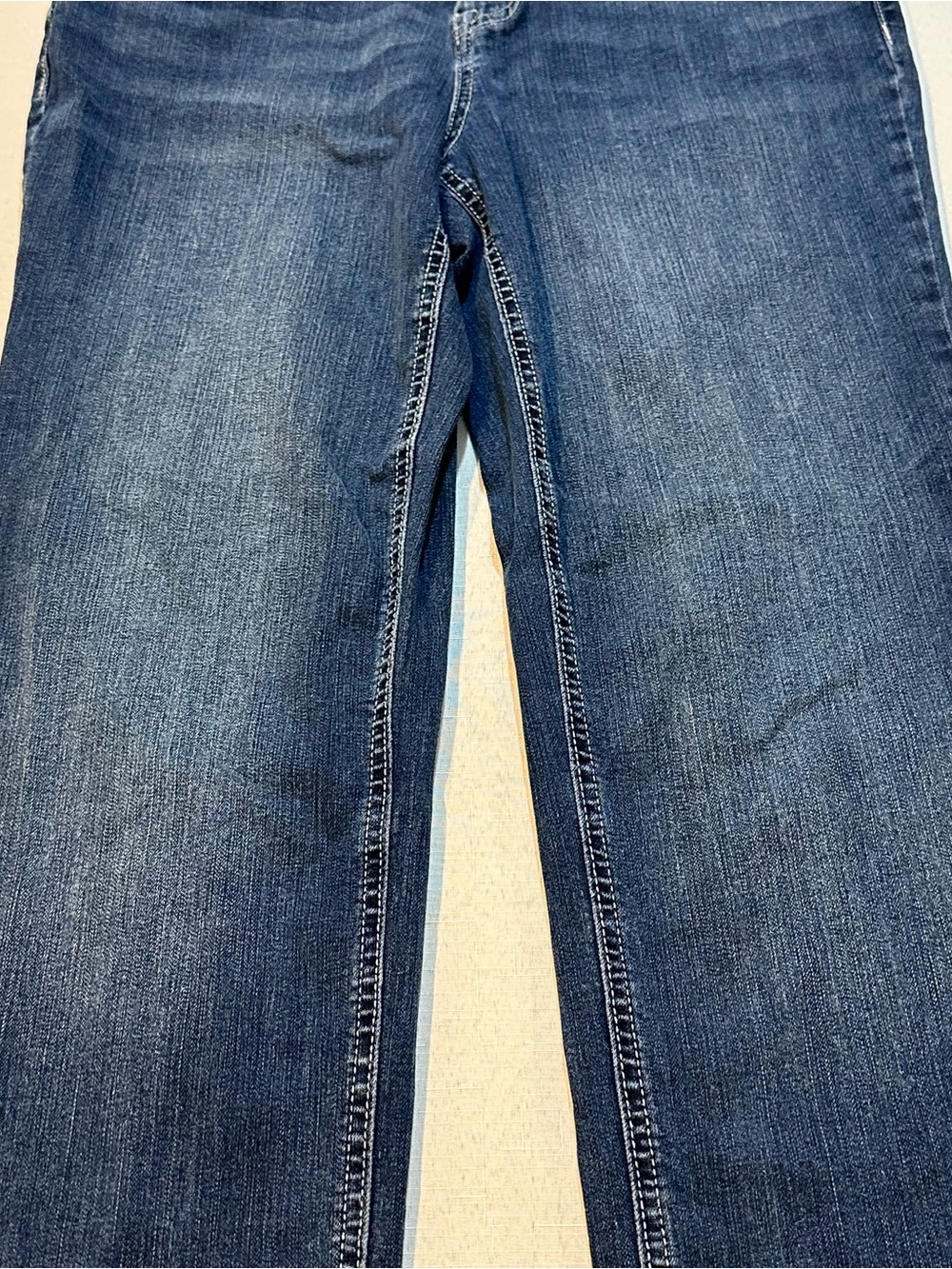Maurices M Jeans Classic Mid Rise Straight Leg Dark Wash Jeans Size 10 - Picture 3 of 12